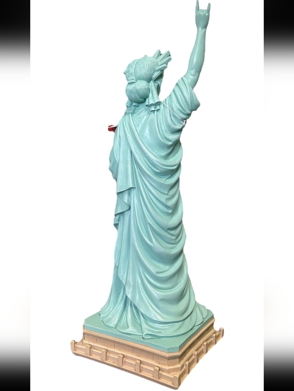 July 4th Patriotic Statue of Liberty with Guitar 17” Seasonal Figurine Statue - Picture 6 of 7